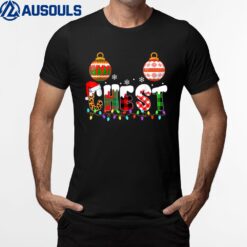 Funny Chest Nuts Couples Christmas Chestnuts Adult Matching Ver 2 T-Shirt