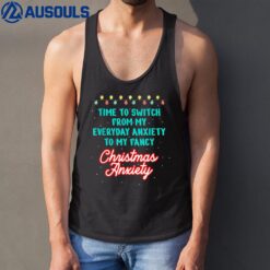 Funny Christmas Anxiety Tank Top