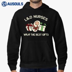 Funny Christmas Nurse Costume Women Labor And Delivery Nurse Hoodie