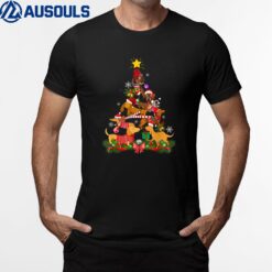 Funny Dachshund Christmas Tree Ornament Decor Gifts Funny T-Shirt