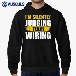 Funny Electrician Art For Men Women Professional Electrician Hoodie