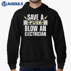 Funny Electrician Art Men Women Electrical Fuse Engineers Hoodie