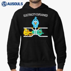 Funny Electrician For Men Women Electricity Engineer Nerd Ver 2 Hoodie