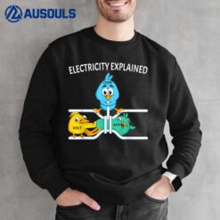 Funny Electrician For Men Women Electricity Engineer Nerd Ver 2 Sweatshirt