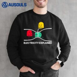 Funny Electricity Explained Stuff I Teacher Nerd Gift Sweatshirt