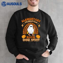 Funny Eletary School Principal Halloween Spooky Ghost Sweatshirt