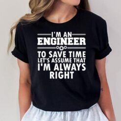 Funny Engineer Art Men Women Professional Engineer Student T-Shirt