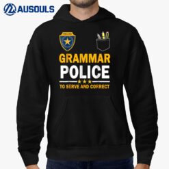 Funny English Teacher Grammar Police Ver 1 Hoodie