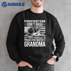 Funny Firefighter Grandma Fireman Grandmother Sweatshirt