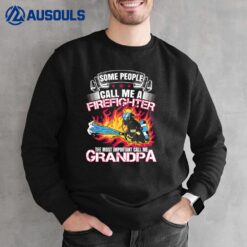 Funny Fireman Grandpa Fire Department Proud Firefighter Sweatshirt