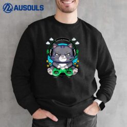 Funny Gamer Cat Sweatshirt