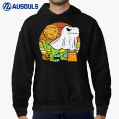 Funny Ghost Dinosaur Dino Moon Candy Toddler  Halloween Hoodie