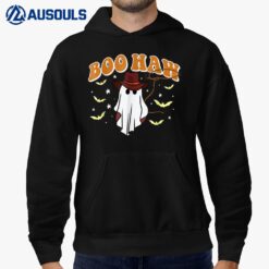 Funny Ghost Halloween Boo Haw Ghosts Cow Cow Western Hoodie