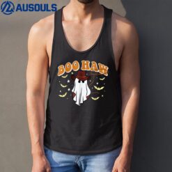 Funny Ghost Halloween Boo Haw Ghosts Cow Cow Western Tank Top