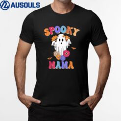 Funny Groovy Spooky Mama Halloween T-Shirt