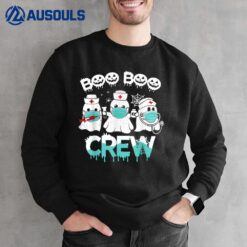 Funny Halloween Boo boo Crew Nurse Ghost Sweatshirt