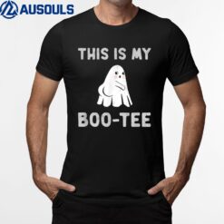 Funny Halloween Ghost This Is My Boo Tee T-Shirt