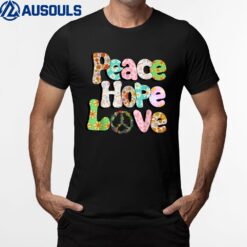 Funny Halloween Peace Sign Love Tie Dye Hippie T-Shirt