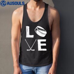 Funny Hockey Design For Kids Men Women Ice Hockey Players Tank Top