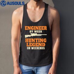 Funny Hunting Engineer Tank Top