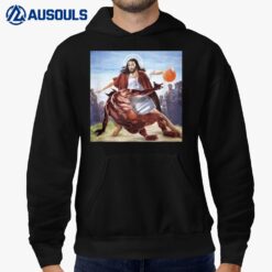 Funny Jesus Crossing Up The Devil Christian Hoodie