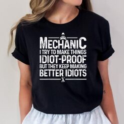 Funny Mechanic Design For Men Dad Car Garage Auto Mechanics T-Shirt