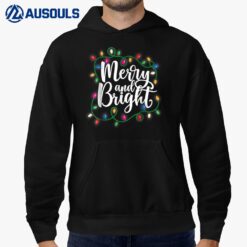 Funny Merry And Bright Christmas Lights Xmas Holiday Ver 2 Hoodie
