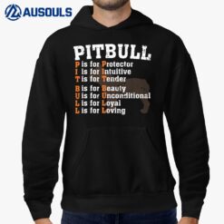 Funny Pitbull Lover  Dog Pitbull Definition Gift Hoodie