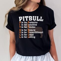 Funny Pitbull Lover  Dog Pitbull Definition Gift T-Shirt