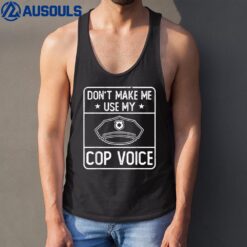 Funny Police Officer Cop Tank Top