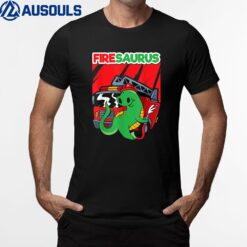 Funny Pun Firefighter Firesaurus T-Shirt