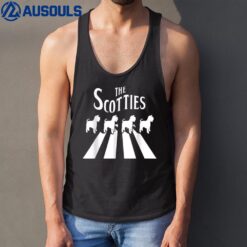 Funny Scotties Scottish Terrier Dog Breed Dogs Owner Puppy Tank Top