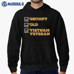 Funny Veteran  Grumpy Old Vietnam Veteran Hoodie