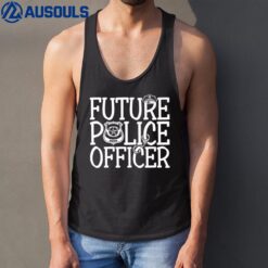 Future Police Officer Kids Cop Funny Tank Top