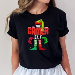 Gamer ELF Family Matching Christmas Funny Gaming Pajama PJ T-Shirt