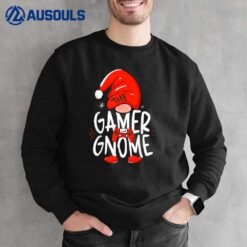 Gamer Gnome Funny Gaming Christmas Gnomies Family Matching Sweatshirt