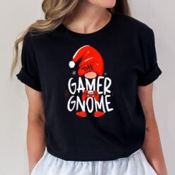 Gamer Gnome Funny Gaming Christmas Gnomies Family Matching T-Shirt