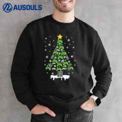 Gamer Nerd Video Game Lover Family Matching Christmas Tree Sweatshirt