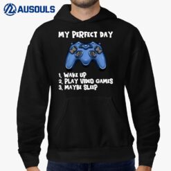 My Perfect Day Gamer Video Games Gaming T-Shirt