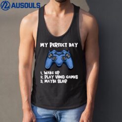 My Perfect Day Gamer Video Games Gaming Hoodie