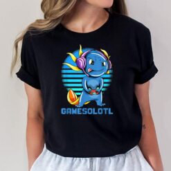 Gamesolotl Axolotl Gamer with Headset Cute Anime Kawaii  Ver 2 T-Shirt