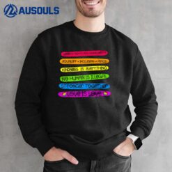 Gay Pride June Human Rights Rainbow LGBTQ+ Sweatshirt