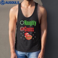 Geology Christmas Naughty Gneiss Rock Collector Tank Top