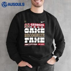 Georgia Bulldogs Game Recognize Fame Back To Back Go Dawgs Sweatshirt