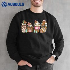 Gingerbread Cookies Christmas Coffee Latte Cozy Winter Sweatshirt