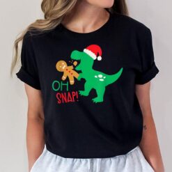 Gingerbread Man Oh Snap Christmas Cookie Costume Xmas Baking T-Shirt