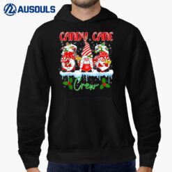 Gnome Lover Candy Funny Xmas Gifts Candy Cane Crew Christmas Hoodie