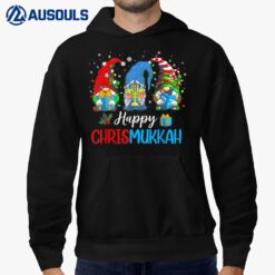 Gnomes Happy Chrismukkah Hanukkah Merry Christmas Pajamas Hoodie