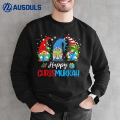 Gnomes Happy Chrismukkah Hanukkah Merry Christmas Pajamas Sweatshirt