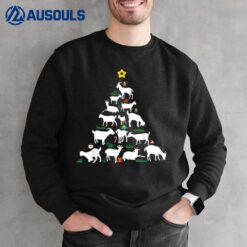 Goat Christmas Tree Apparel - Goat Christmas Sweatshirt